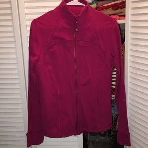 Lululemon Berry Pleated Define Jacket
